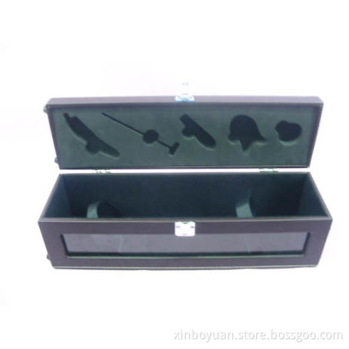 leather wine packing case